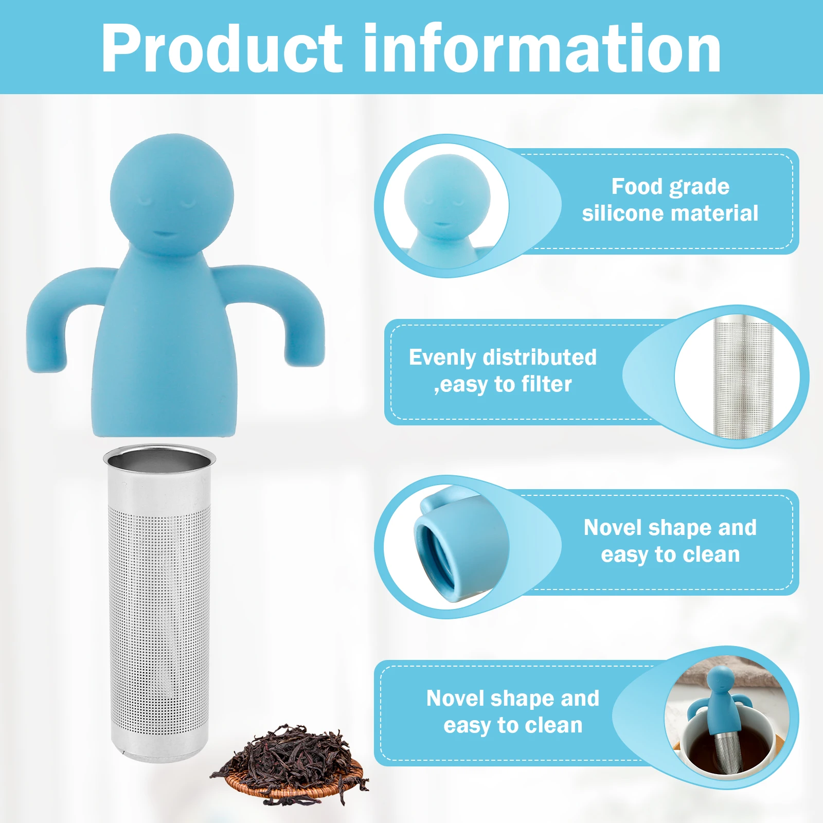 Infusore in acciaio inossidabi - Loose Leaf Tea Infuser recensione e prezzo