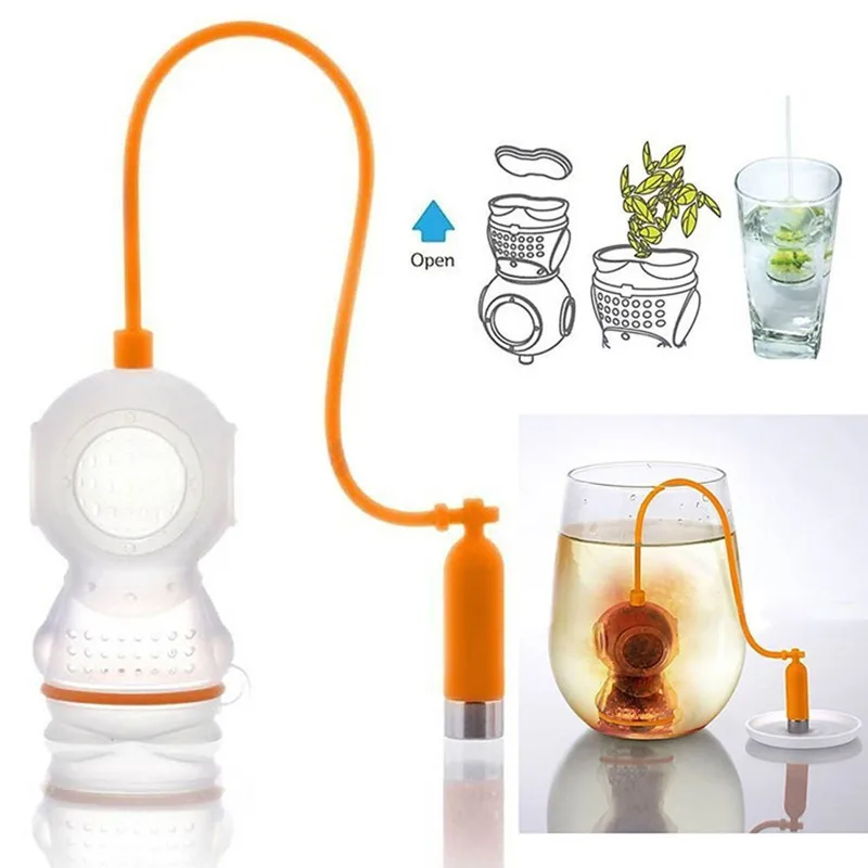 Perdita di silicone per uso al - Loose Leaf Tea Infuser recensione e prezzo